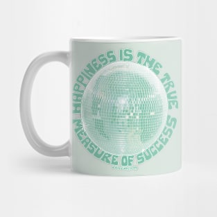 Happiness is the True Measure of Success in Mint Mug